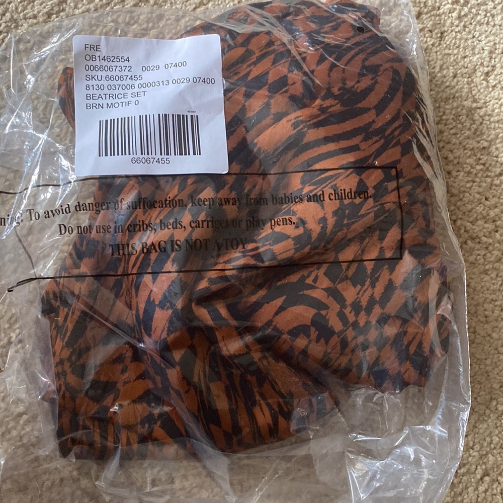 NWT 2 piece free people printed cskirt set co-ord slip skirt -XS.    Tunic dress - Picture 6 of 7